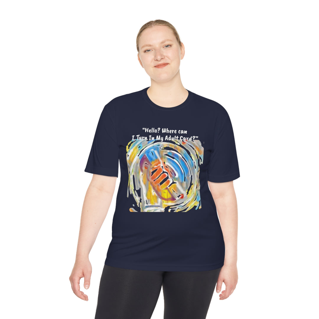 Adult Card Returns Unisex Moisture Wicking Tee