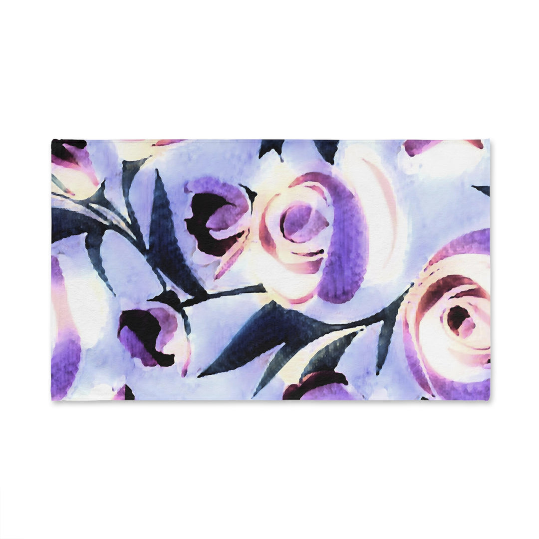 Lavender Roses Hand Towel