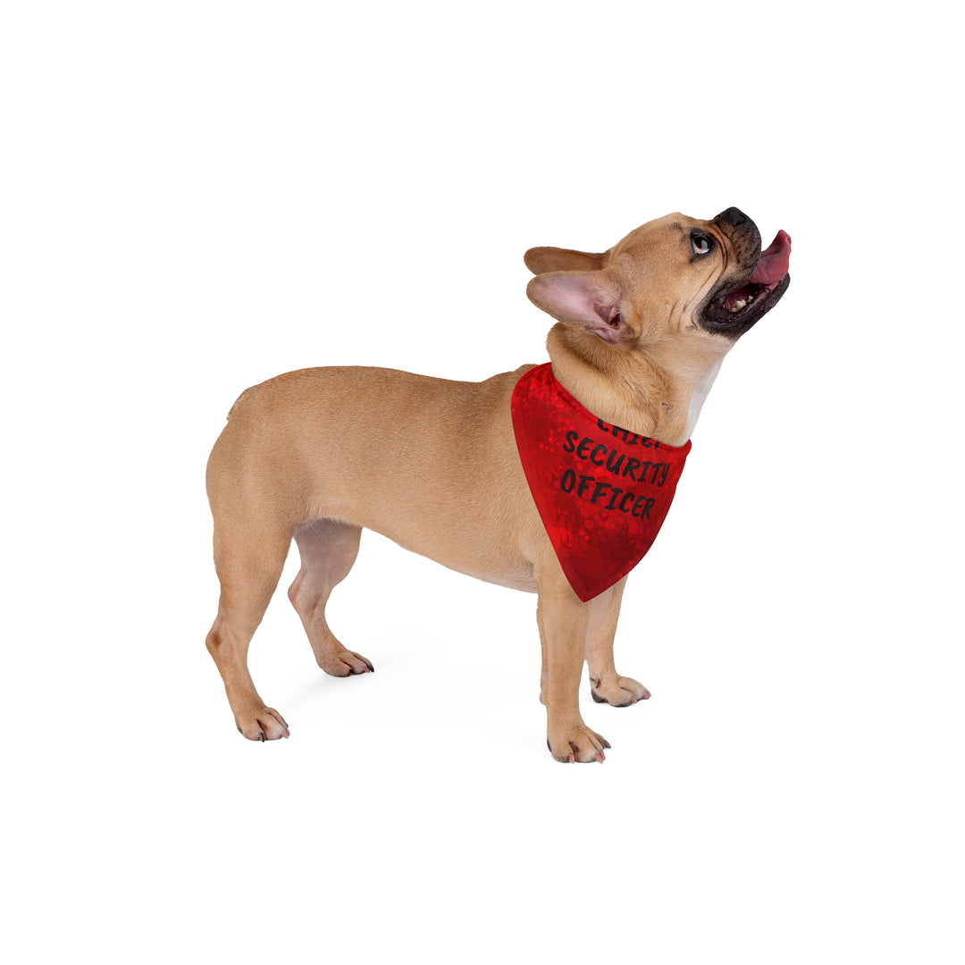 Chief Security Officer Pet Bandana