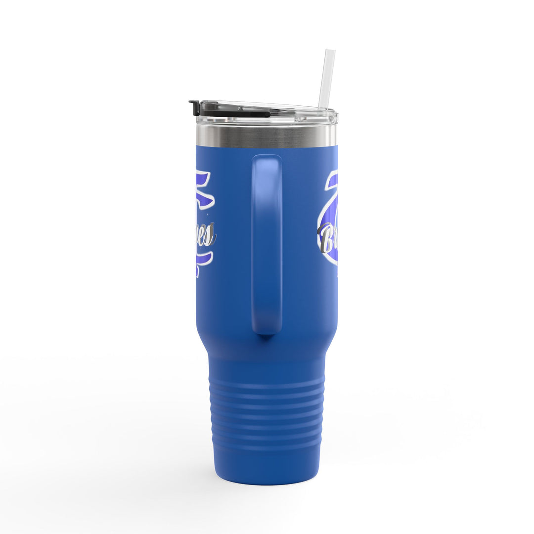 Personalizable Insulated Travel Mug, 40oz - Tishomingo County High School Braves Team Spirit