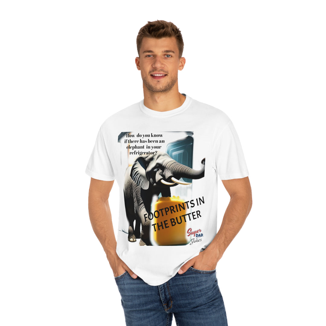 Dad jokes elephant Unisex Garment-Dyed T-shirt