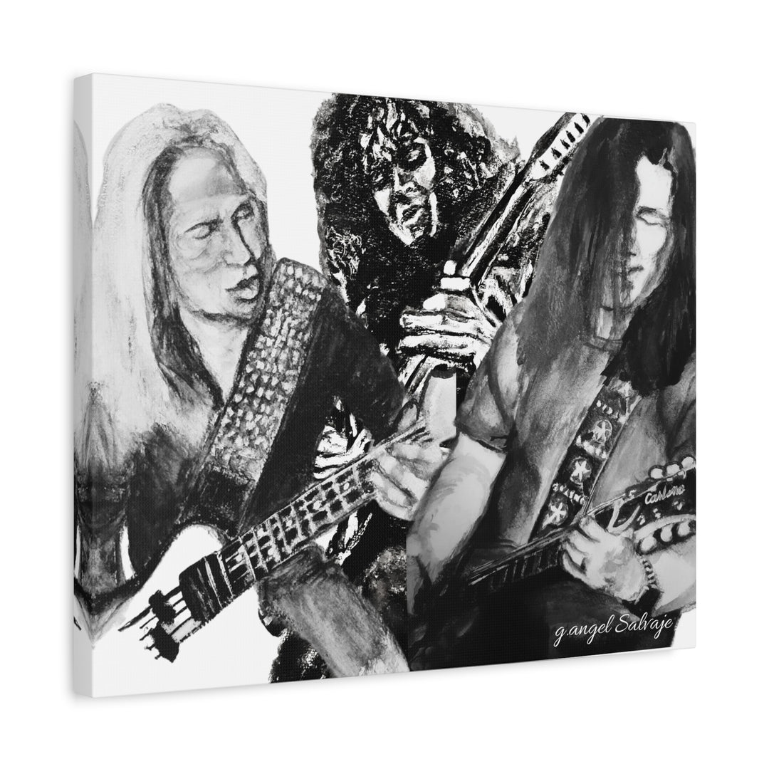 Canvas Print - Slaughter Band Mad About You painting Compilation g angel Salvaje
