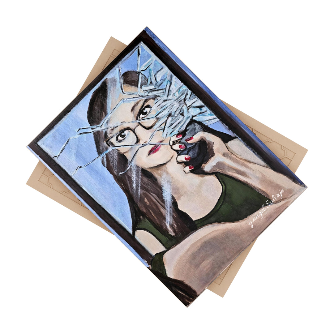 He who hath no sin...Ceramic Photo Tile