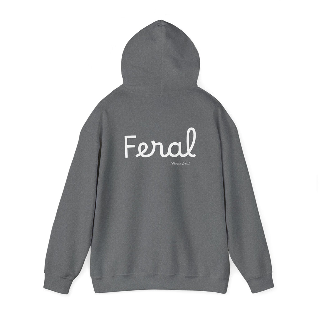 Hooded Sweatshirt - Feral Cat Drama Free Design