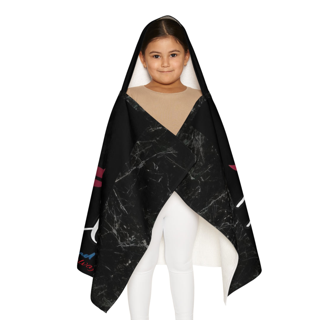 Fierce Soul Crowned Skull Youth Hooded Towel