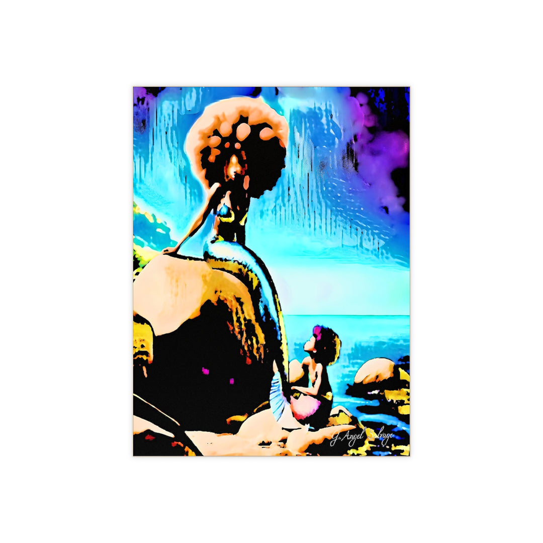 Mermaid Madonna 333 Ceramic Photo Tile