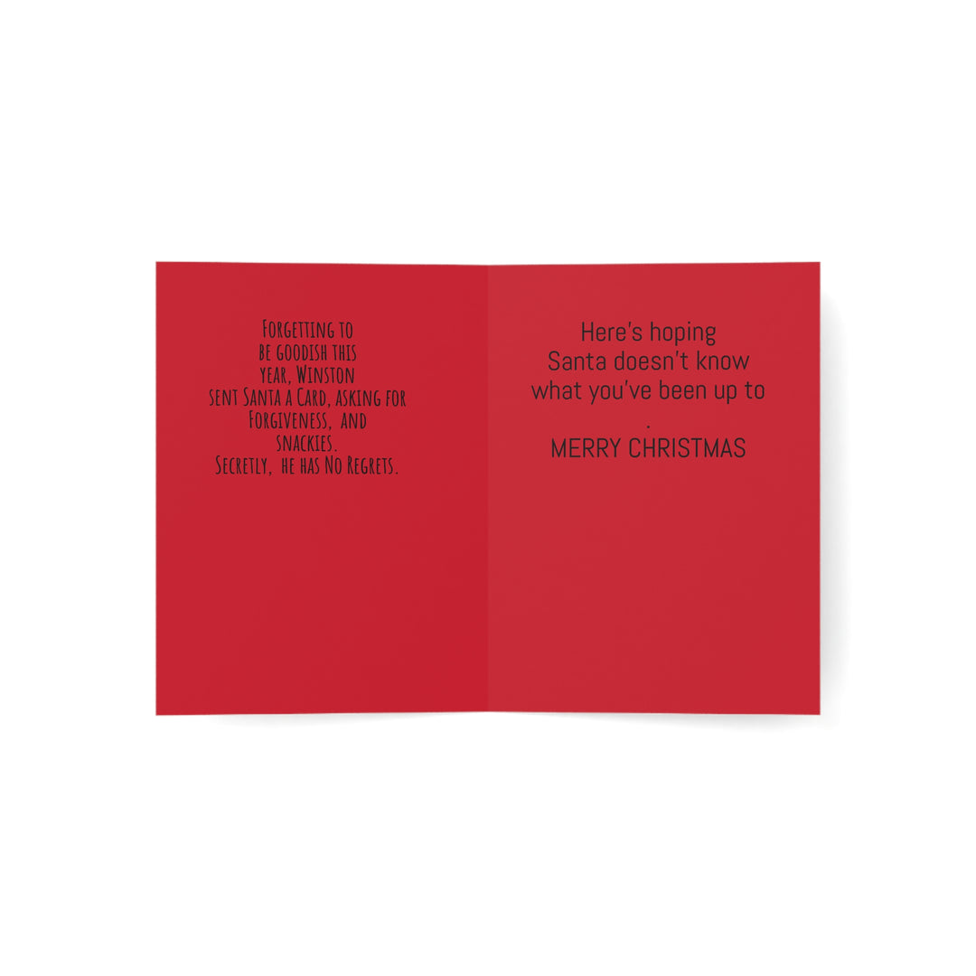 Christmas Cards - Winston Still No Regrets