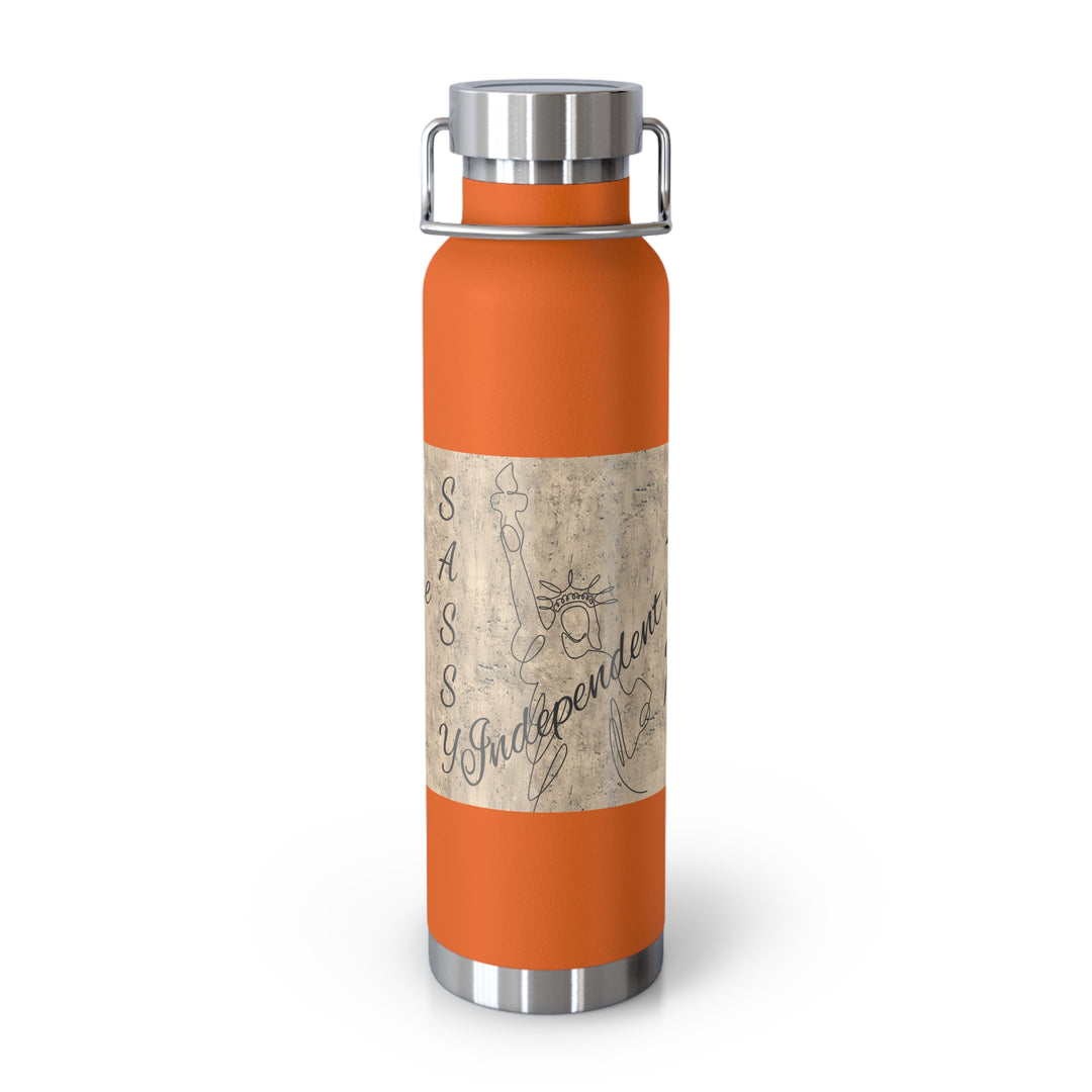 All Men Were Created Equal Copper Vacuum Insulated Bottle, 22oz
