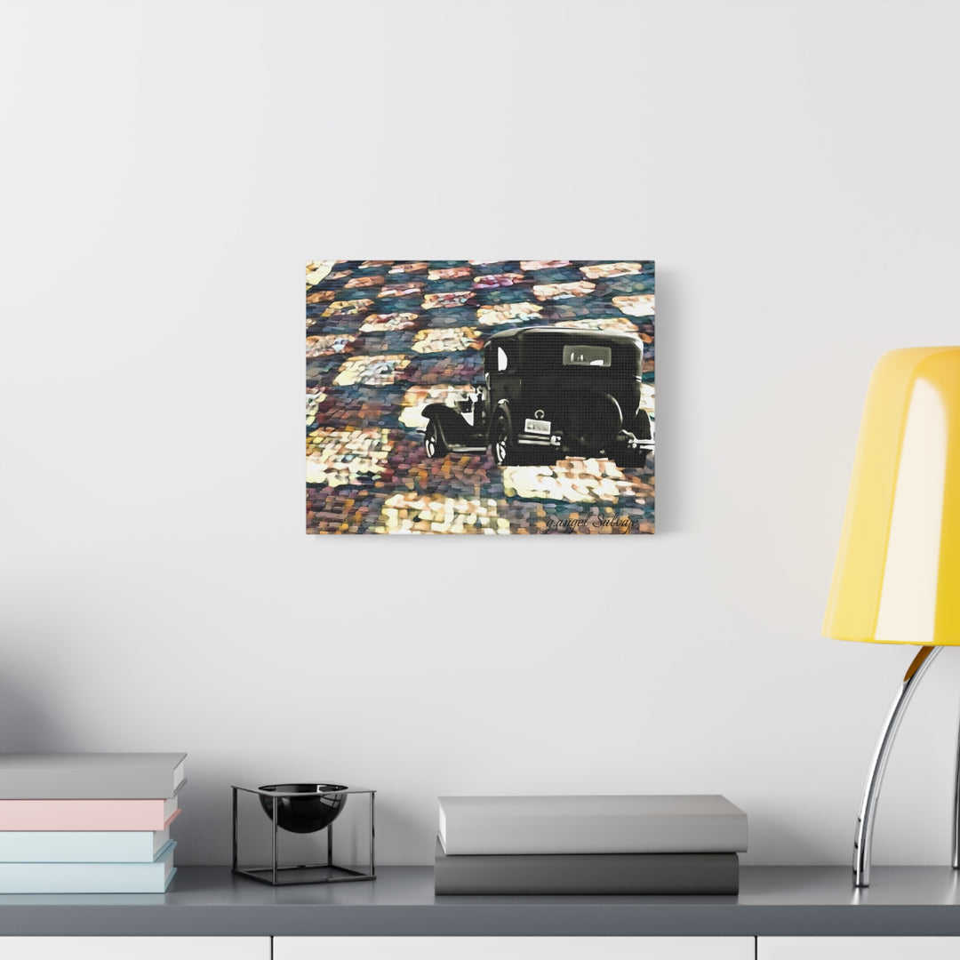 Checkered Past ,Matte Canvas, Stretched, 1.25"