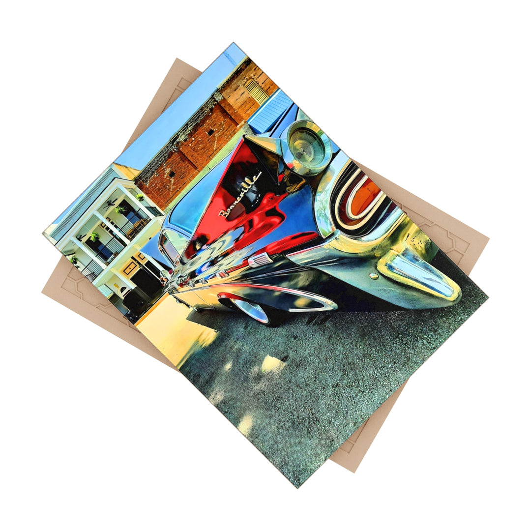 1959 Bonneville QUARTER PANEL TAIL LIGHT vertical Ceramic Photo Tile