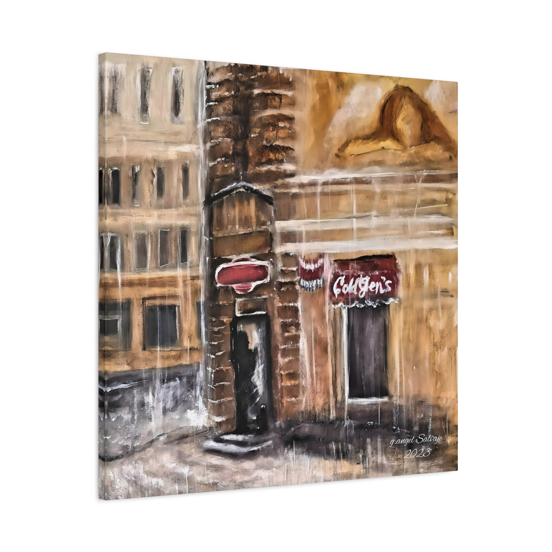 Realist Tone Canvas Print - Tears of Intercession Realist Tone by g angel Salvaje
