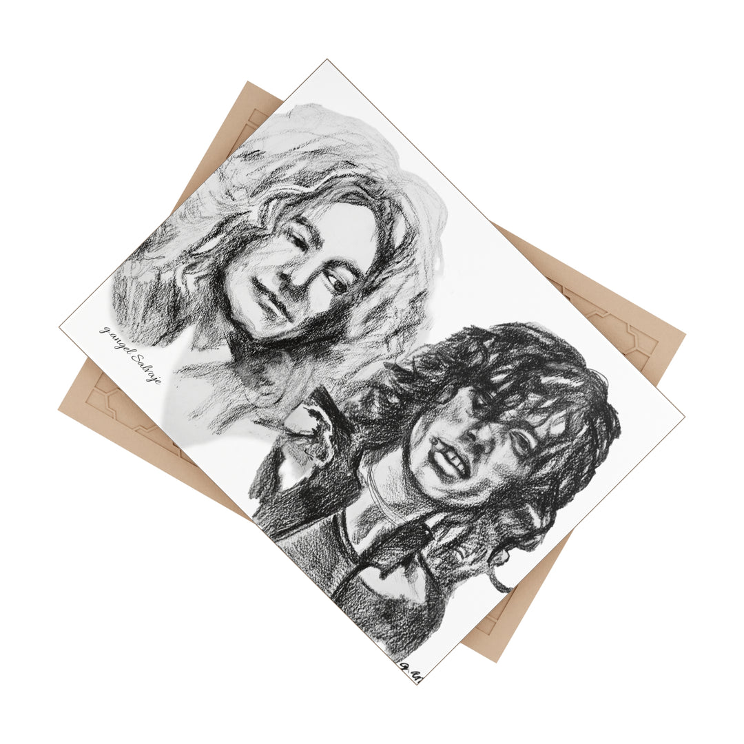 Robert Plant and Jimmy Page Photo Tile