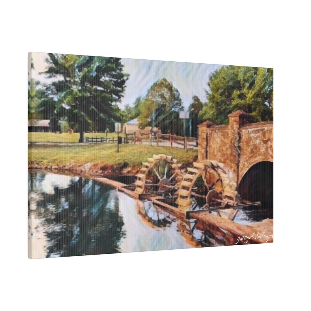 Water Under the Bridge, Spring Park Matte Canvas, Stretched, 0.75"