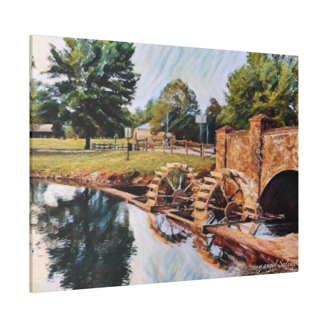 Water Under the Bridge, Spring Park Matte Canvas, Stretched, 0.75"