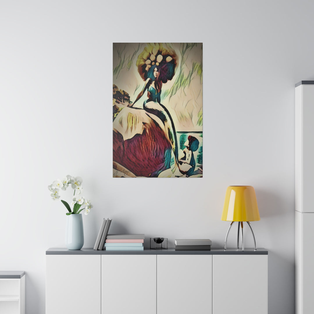 Mermaid Madonna Canvas, Stretched, 0.75"