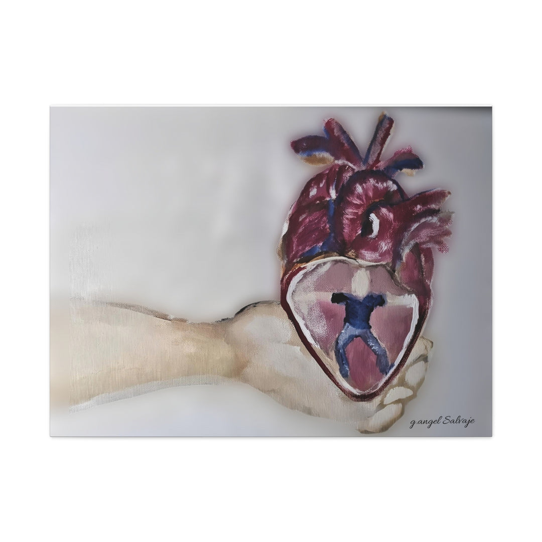 Canvas Print - Abiding Within:Extremely Whole Hearted Sleeves Painting by g angel Salvaje