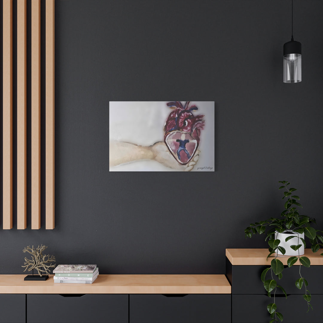 Canvas Print - Abiding Within:Extremely Whole Hearted Sleeves Painting by g angel Salvaje