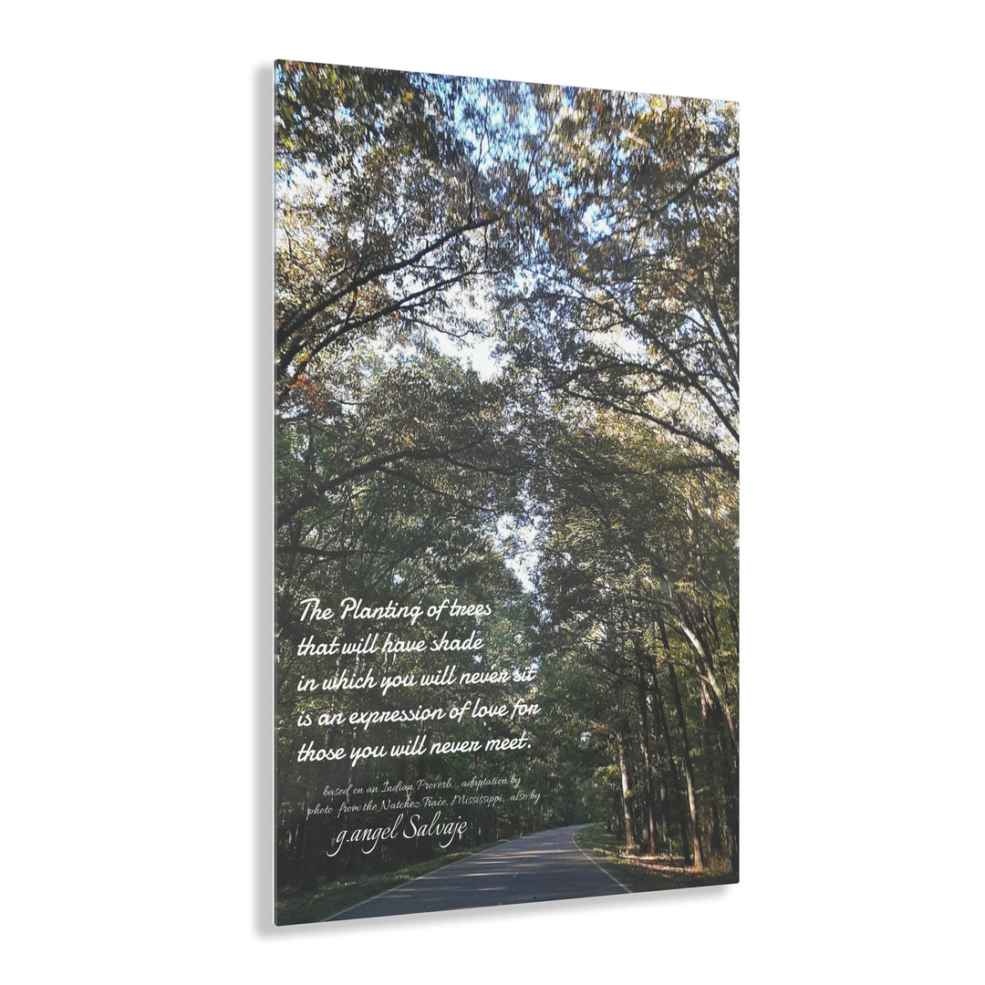 Servitude and Love, Indian Proverb adaptation, Acrylic Prints