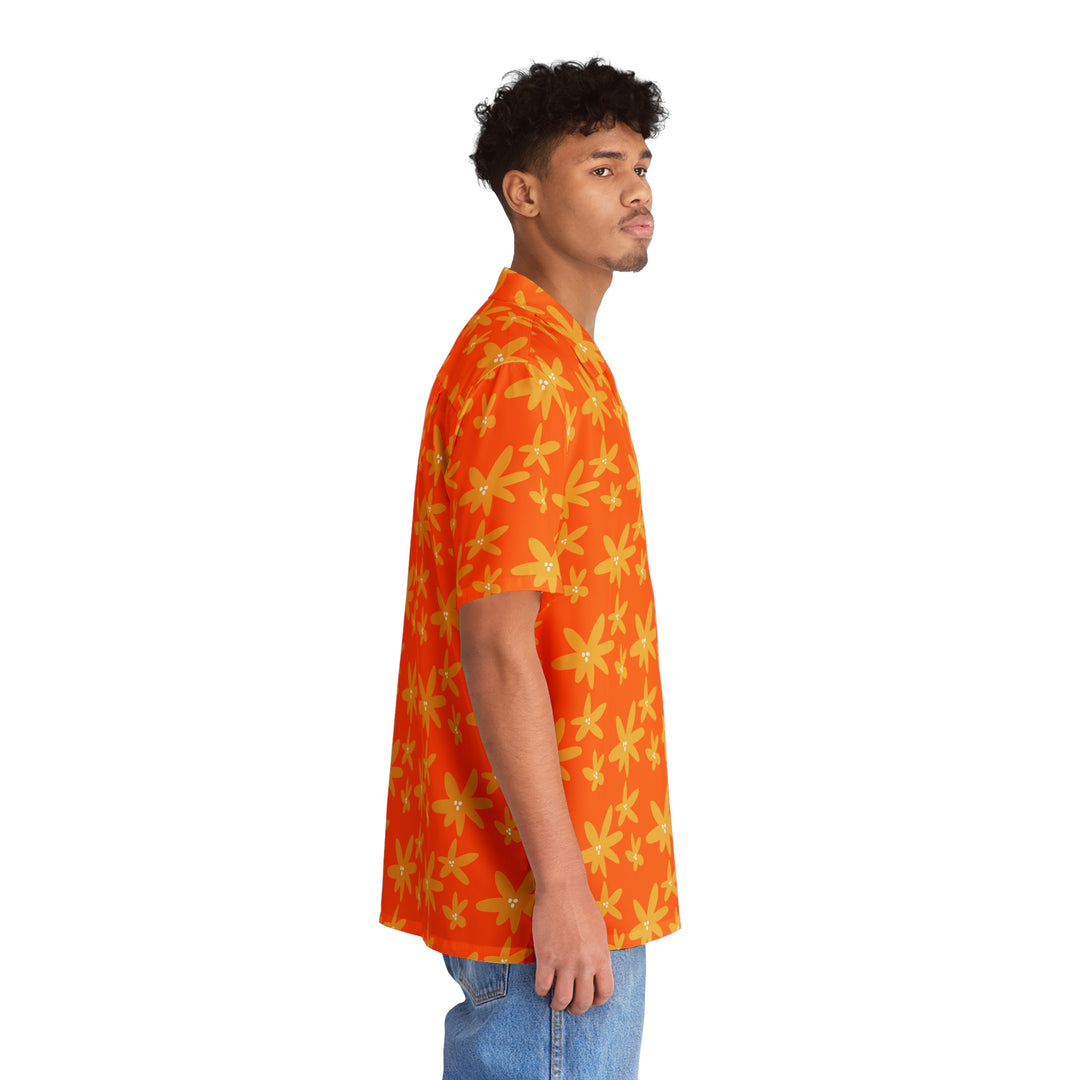 Hibiscus Sunsets Men's Hawaiian Shirt (AOP)