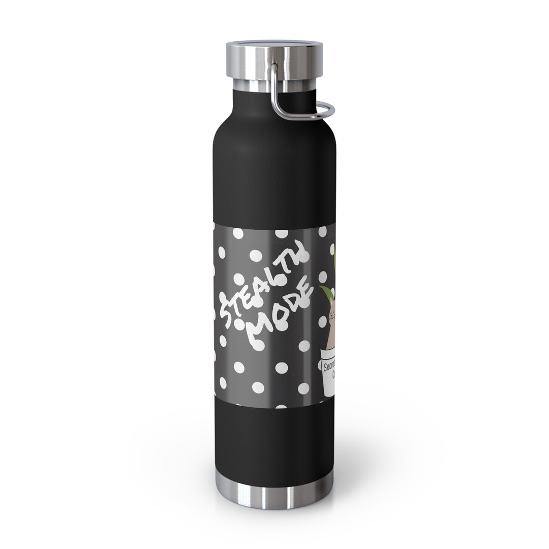 Secret Agent Cat Copper Vacuum Insulated Bottle, 22oz