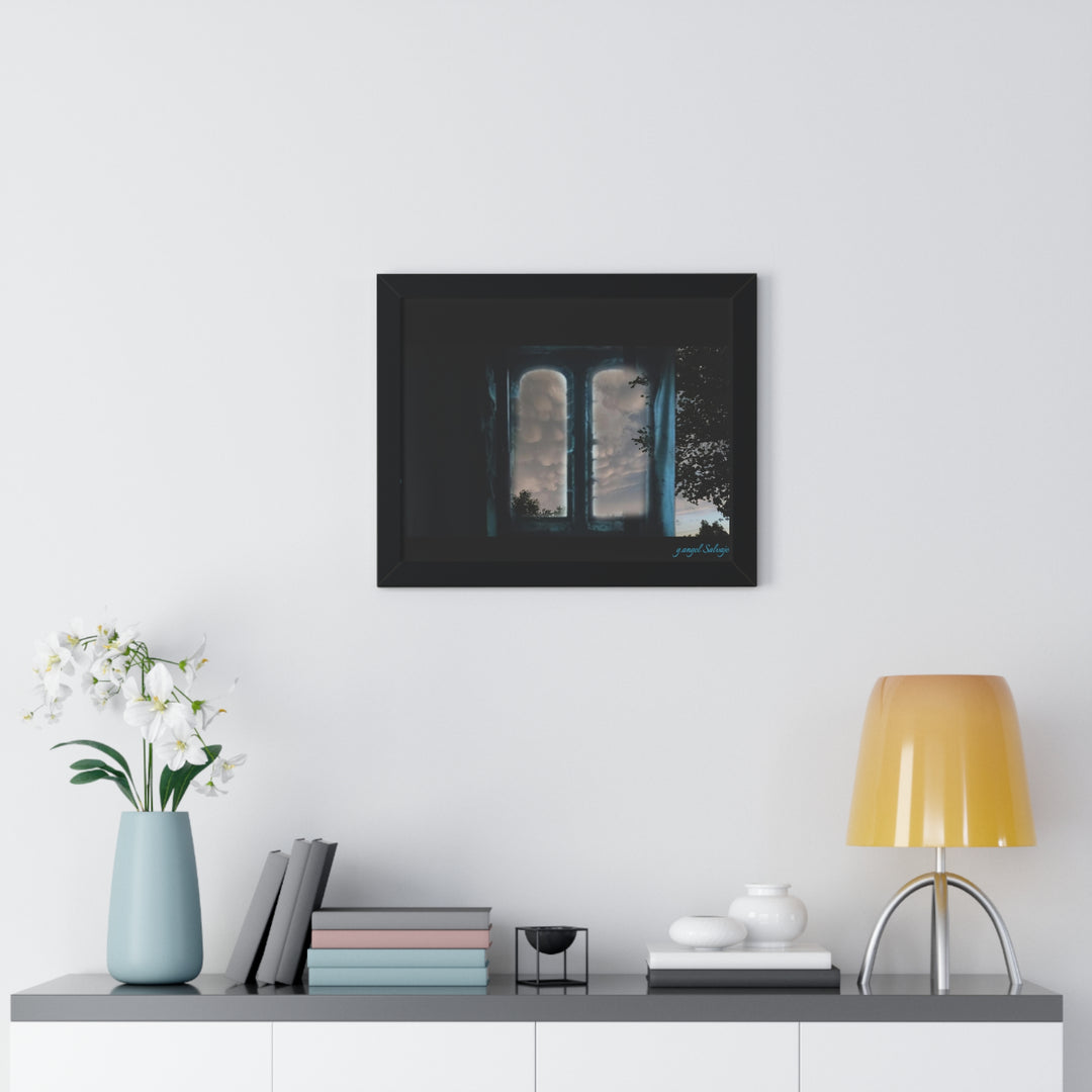 Walk into the Sky Framed Horizontal Poster
