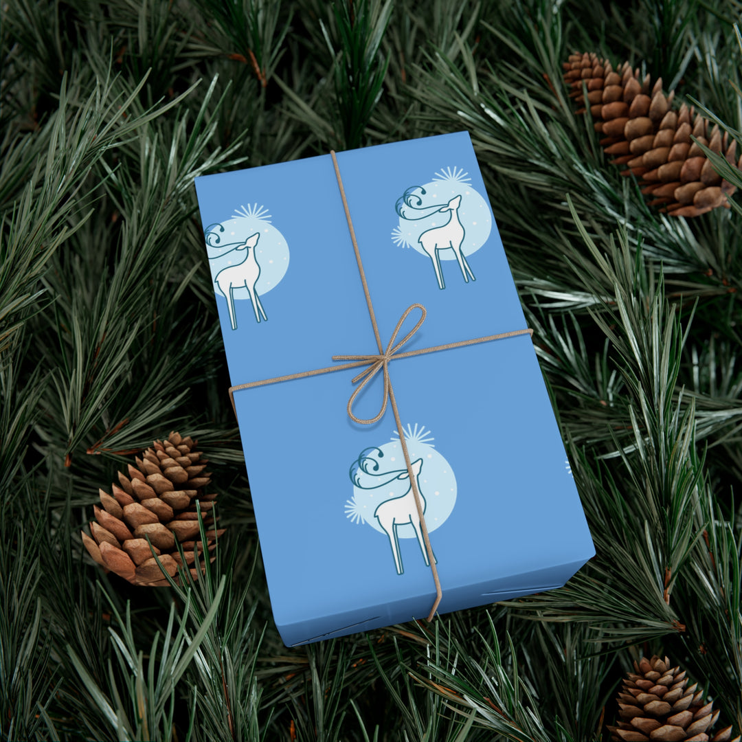 Reindeer in the Snow Gift Wrap Papers