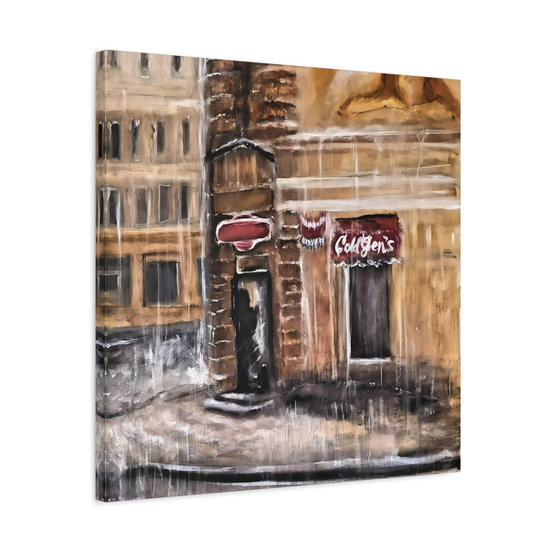Realist Tones Canvas Print - Tears of Intercession-Urban Rainscape Design