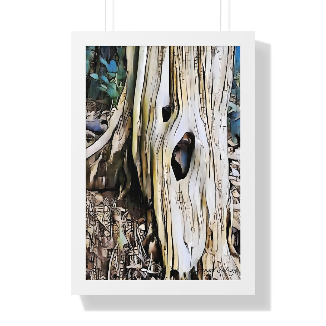 It Is All About What is Hidden Within Framed Vertical Poster