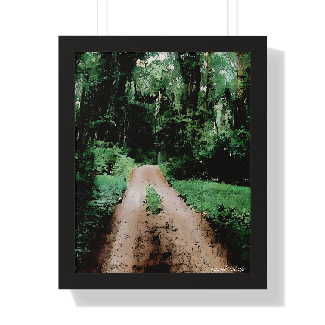 Life Viewed in Retrospect Framed Vertical Poster
