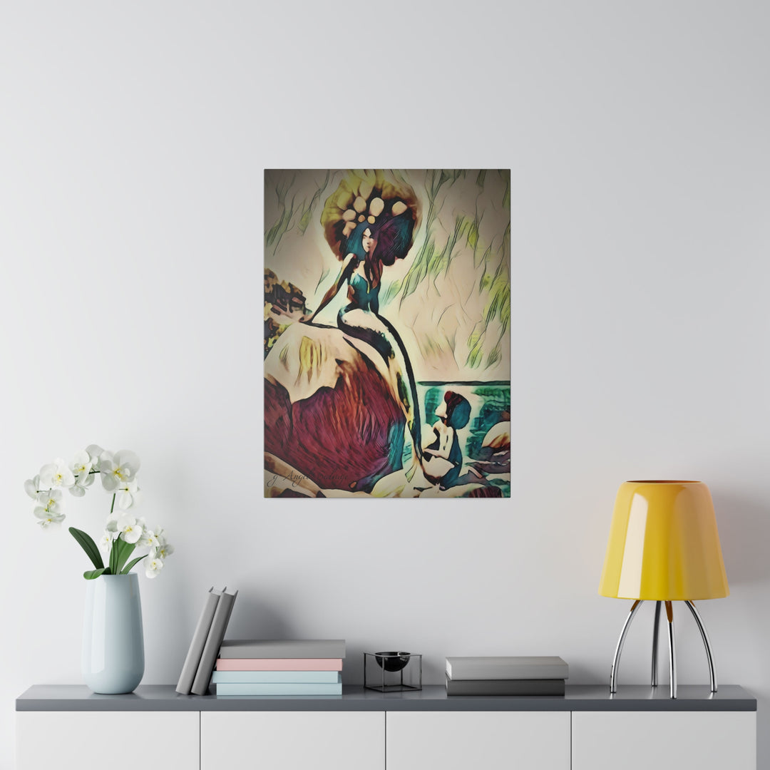Mermaid Madonna Canvas, Stretched, 0.75"
