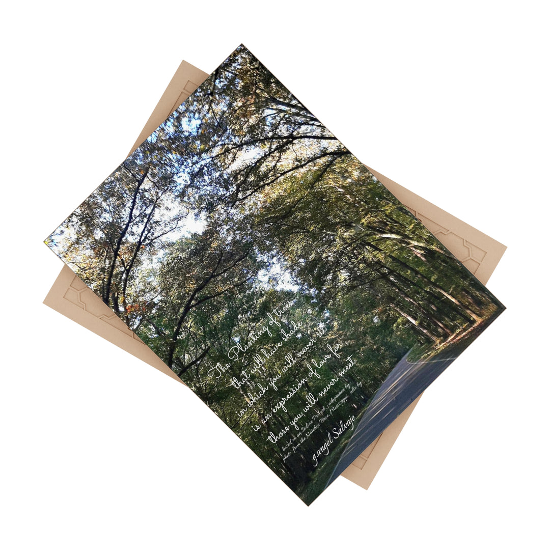 Planting of trees,Servitude,  Love Ceramic Photo Tile