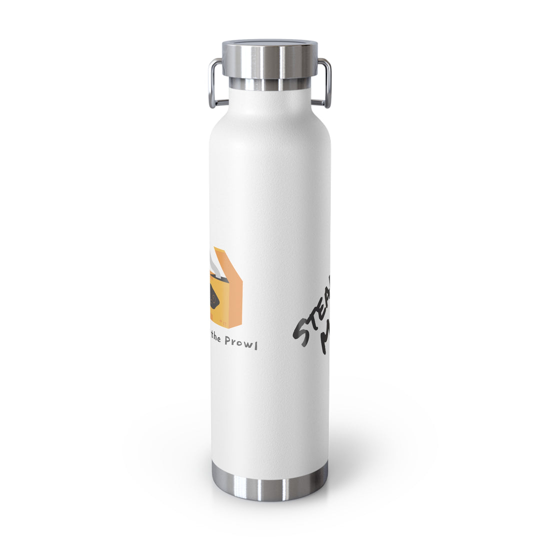 Secret Agent Cat Copper Vacuum Insulated Bottle, 22oz