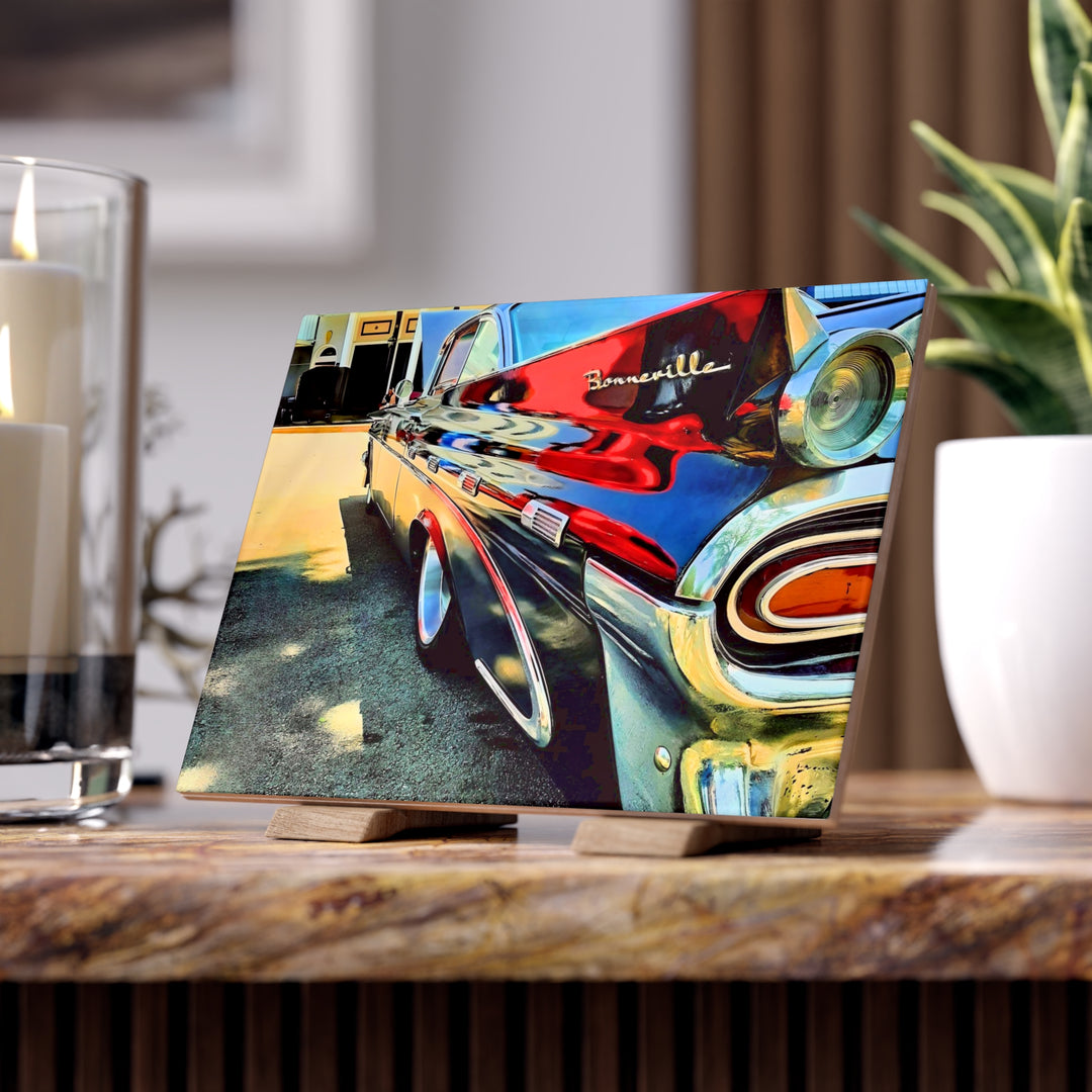 1959 Bonneville QUARTER PANEL TAIL LIGHT Ceramic Photo Tile