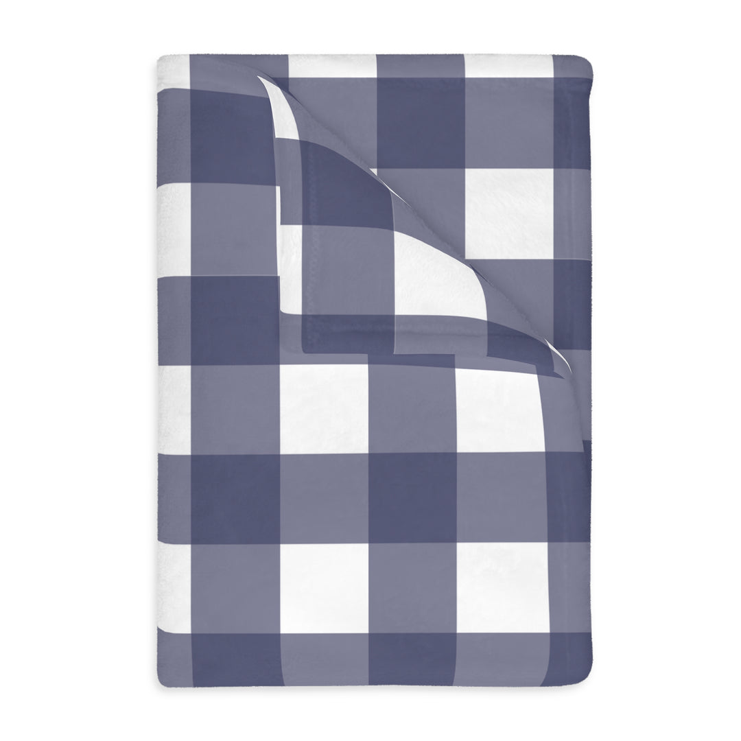 Farmhouse Vibes Velveteen Minky Blanket (Two-sided print)