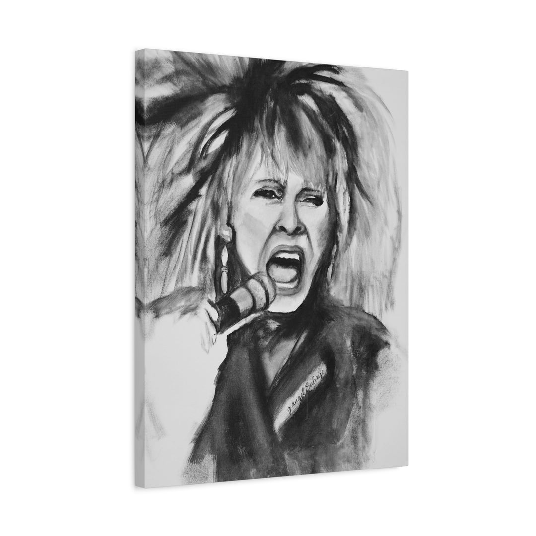Canvas Print Tina Turner Portrait