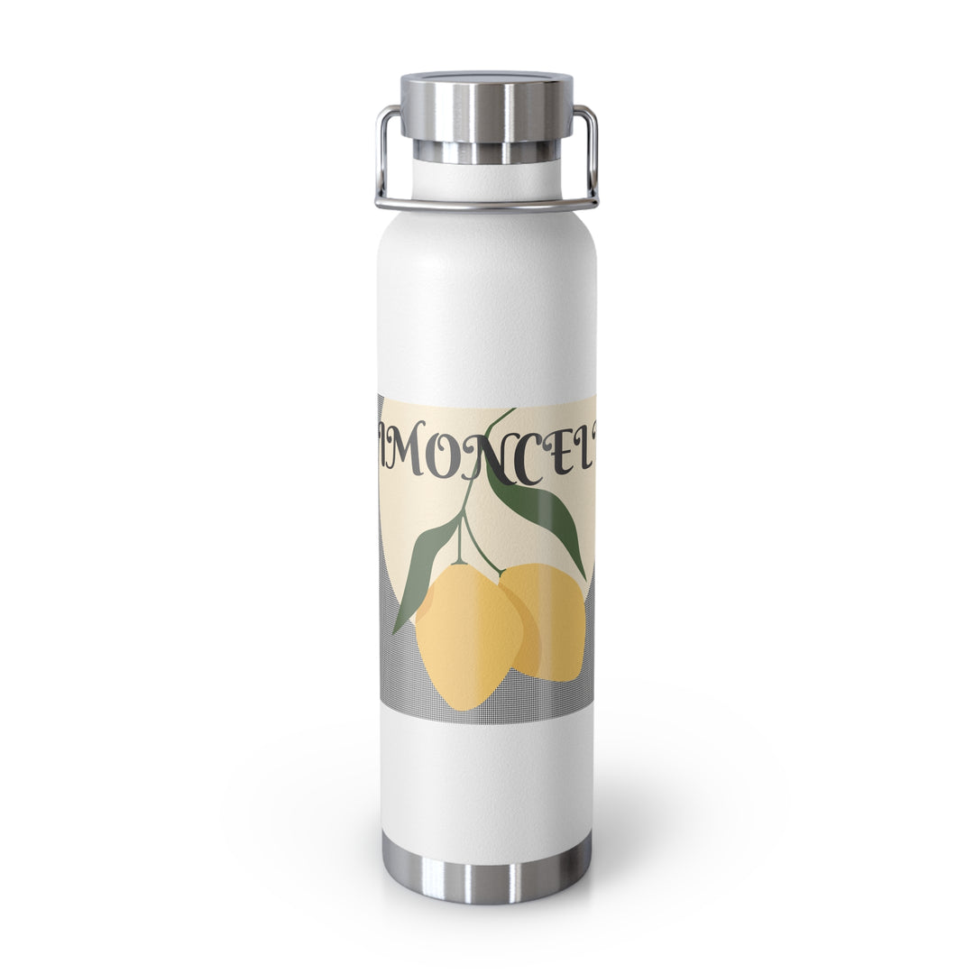 Limoncello Hounds Tooth Copper Vacuum Insulated Bottle, 22oz