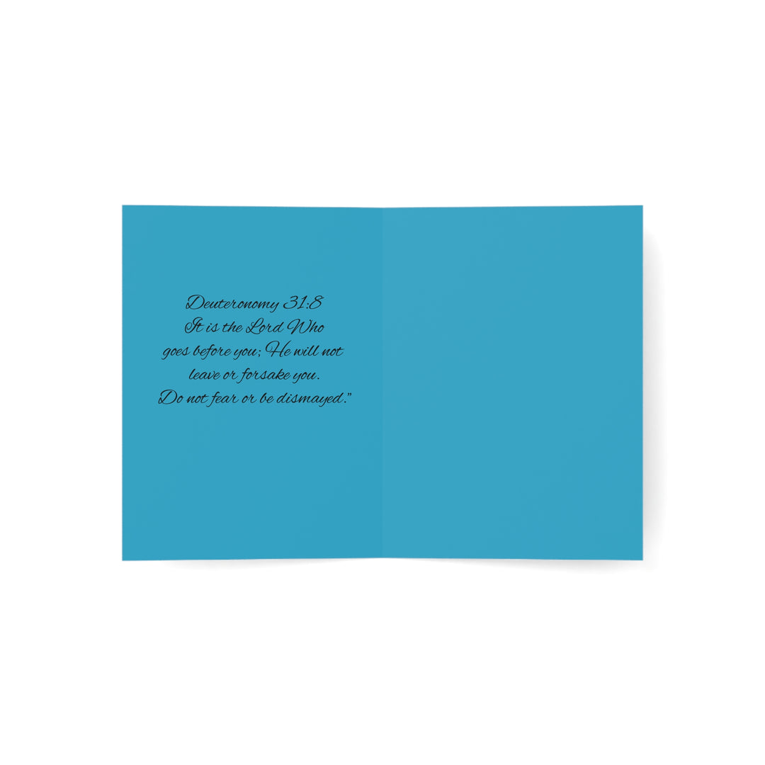Greeting Cards Uplifting 'Courageous Beyond Understanding' Painting
