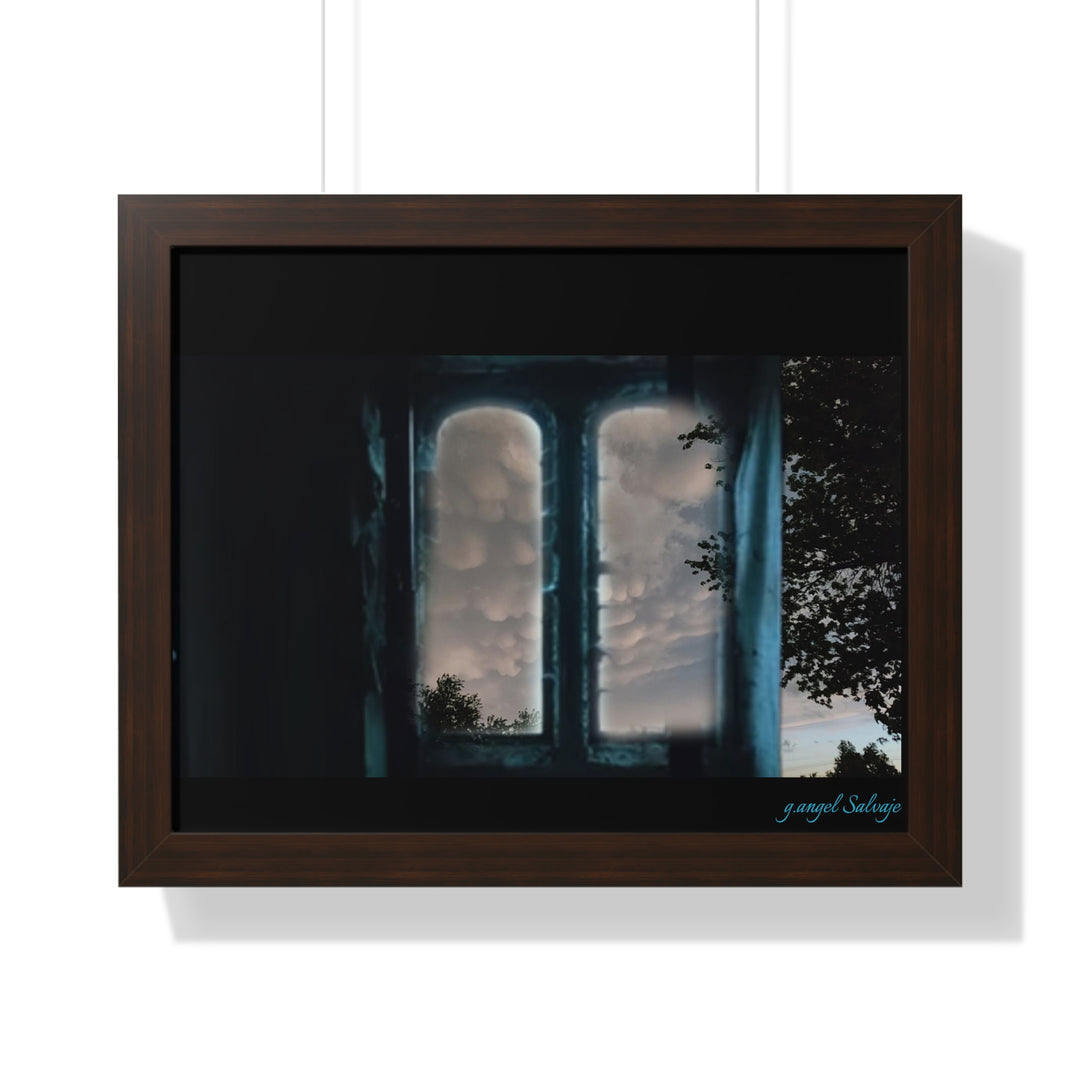 Walk into the Sky Framed Horizontal Poster