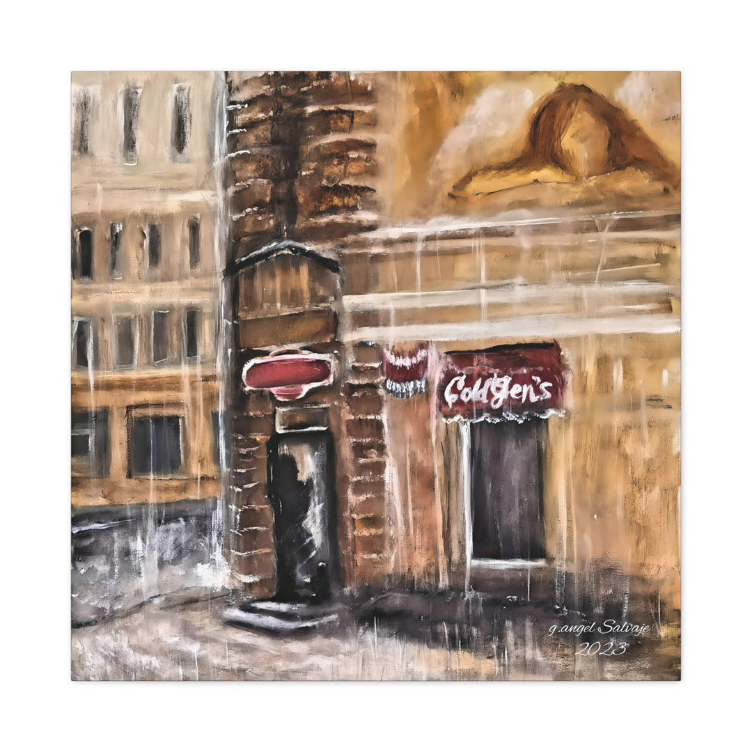 Realist Tone Canvas Print - Tears of Intercession Realist Tone by g angel Salvaje