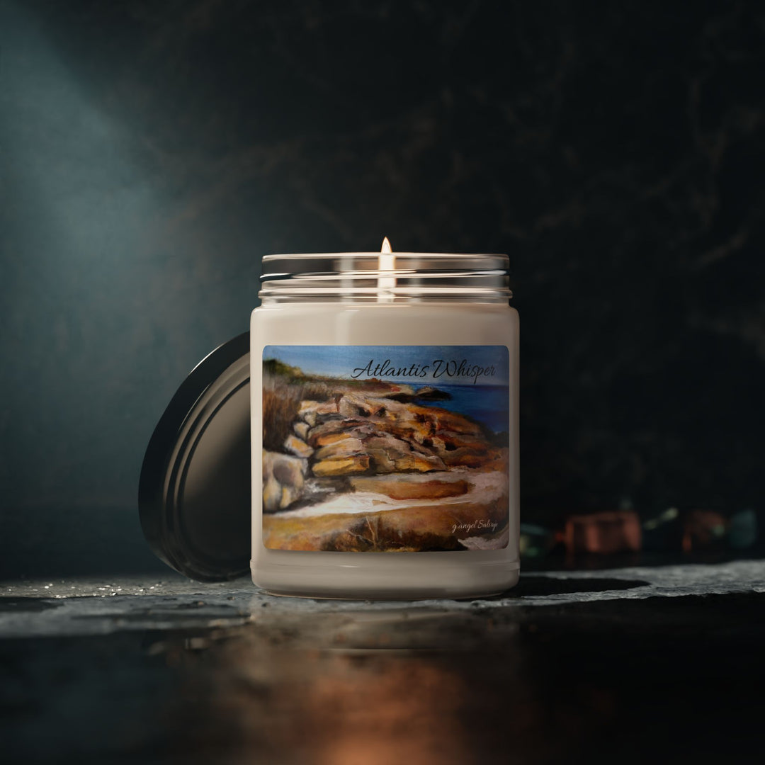 Soy Candle, Seaside Escape Seasalt and Orchid, 9oz