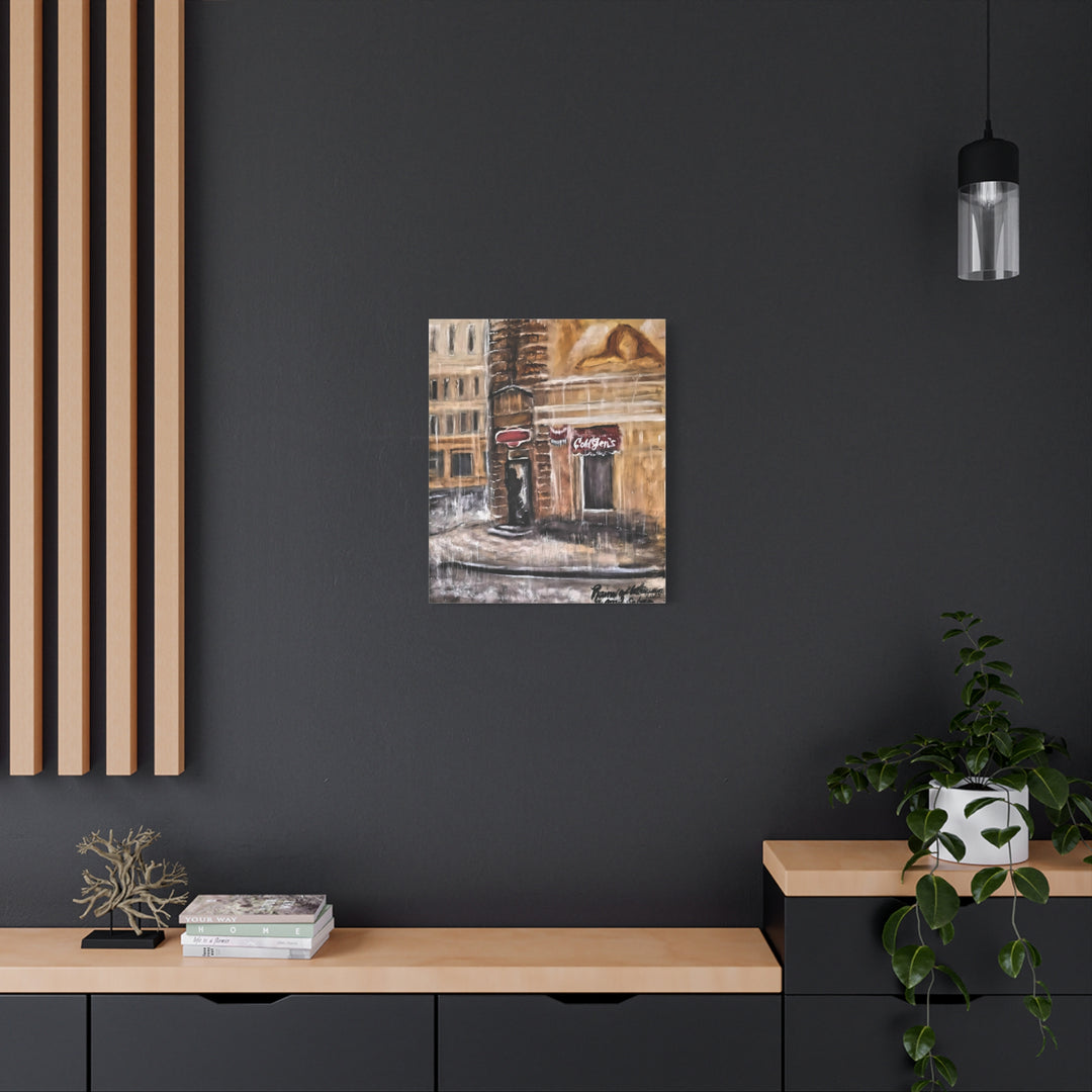 Realist Tones Canvas Print - Tears of Intercession-Urban Rainscape Design