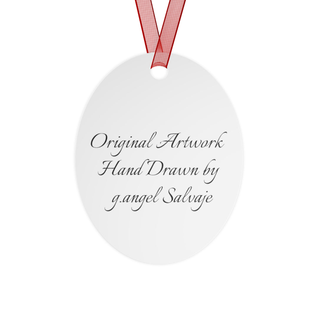 HAND ON MICROPHONE Metal Ornaments Rock Series