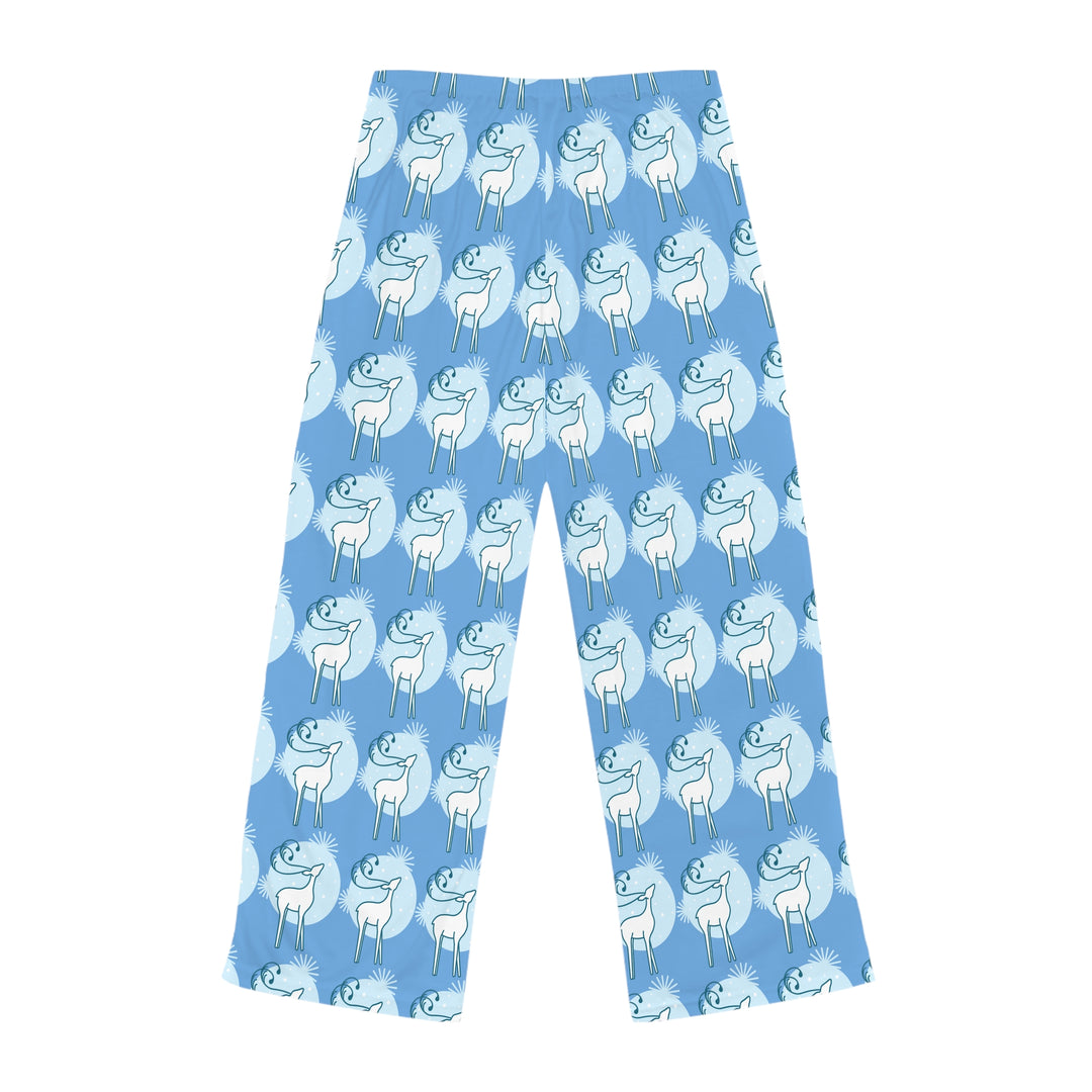Women's Reindeer in the Snow Christmas Pajama Pants (AOP)