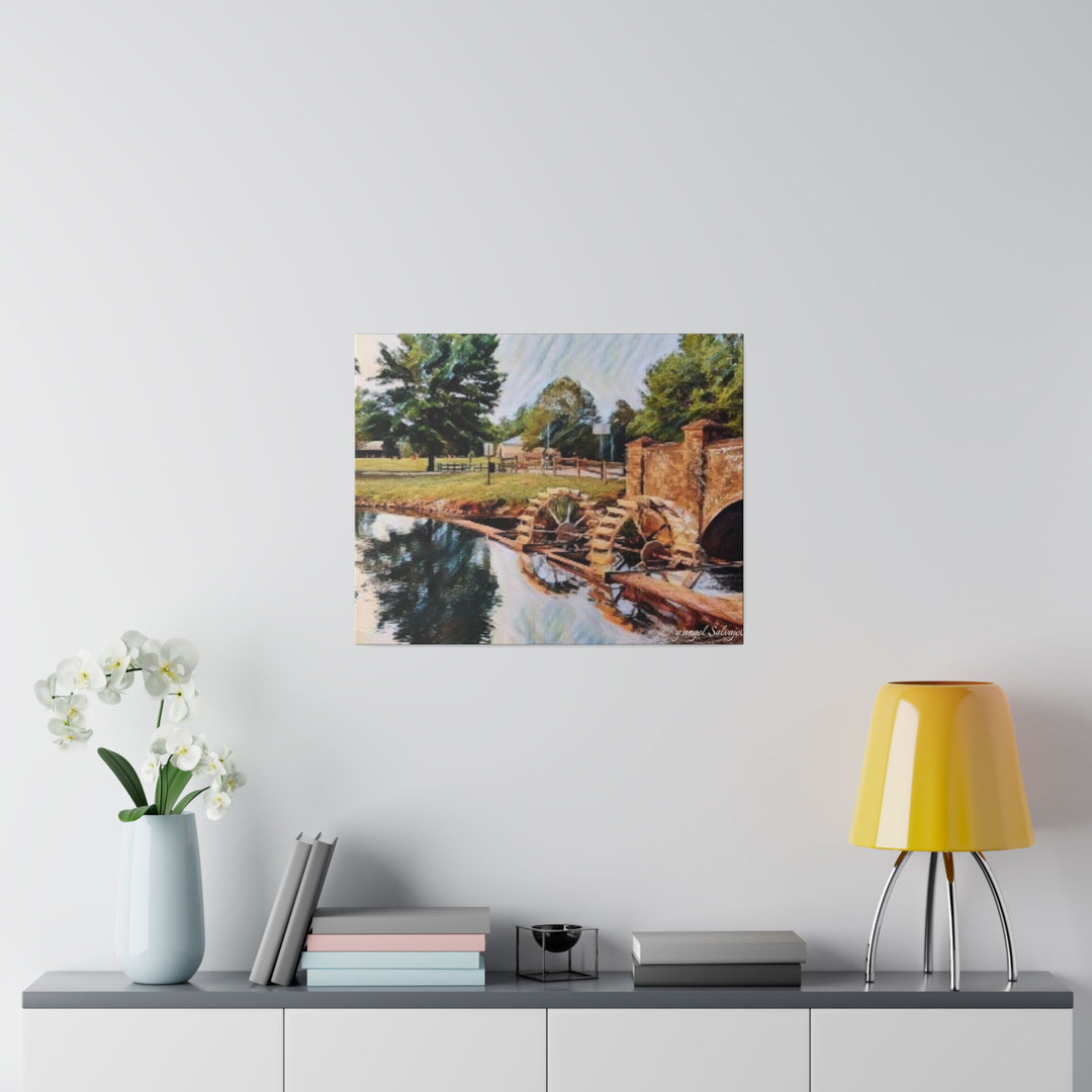 Water Under the Bridge, Spring Park Matte Canvas, Stretched, 0.75"