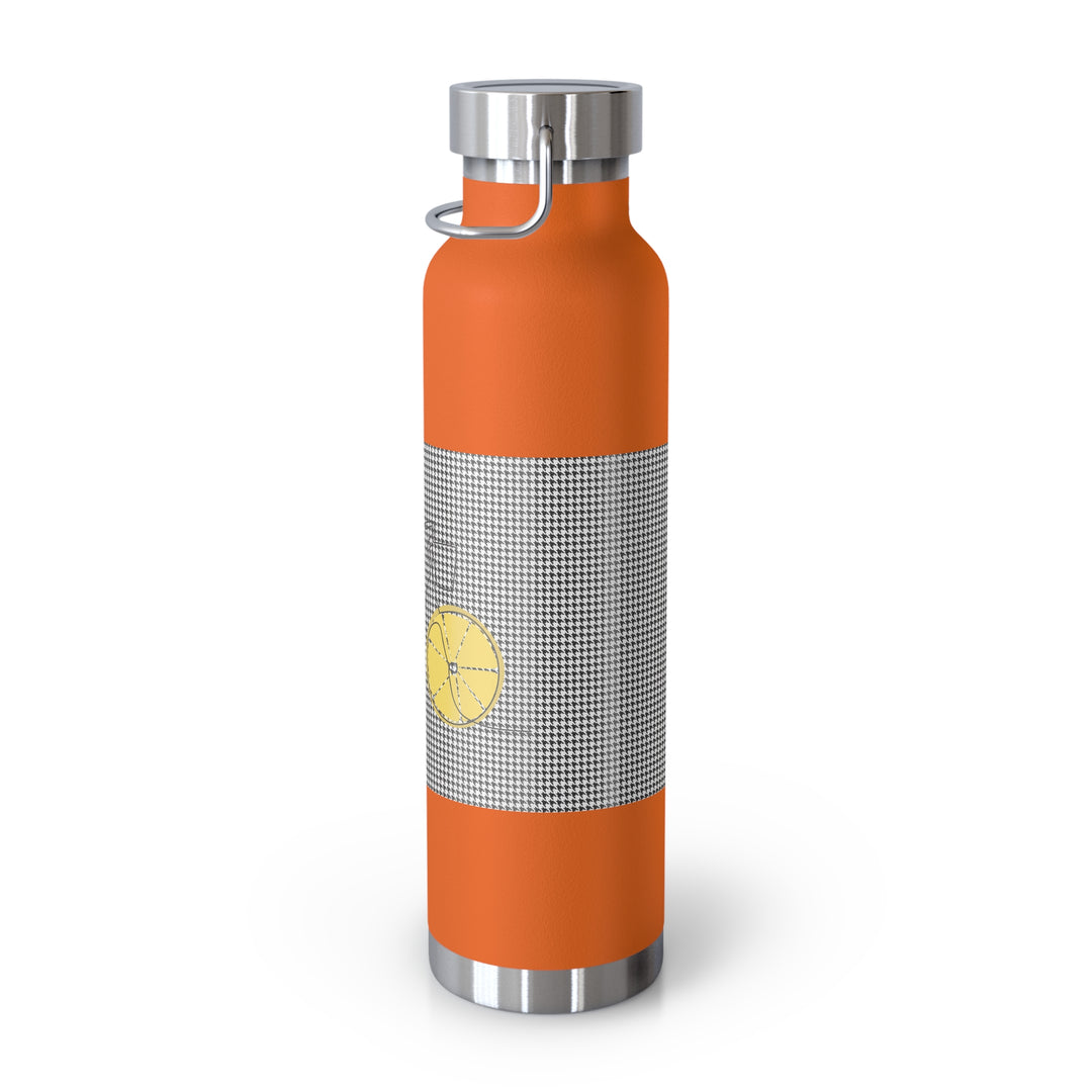 Lemon Keep'uh Pushin'  Copper Vacuum Insulated Bottle, 22oz