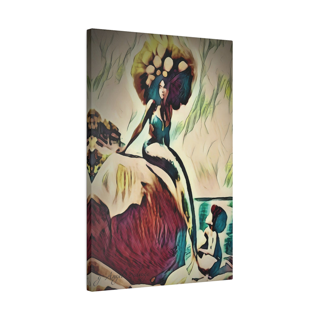 Mermaid Madonna Canvas, Stretched, 0.75"