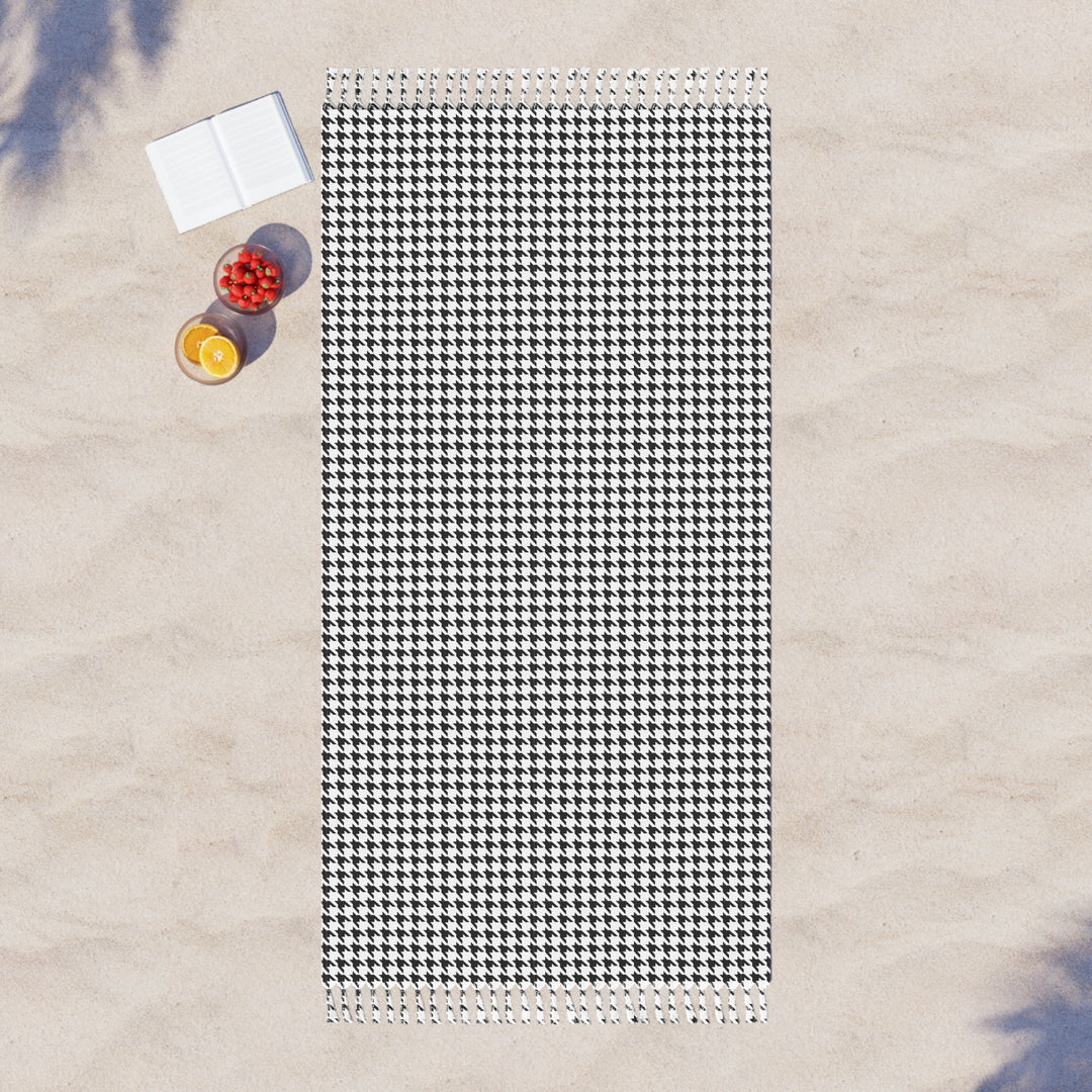 Hound's Tooth Beach Cloth