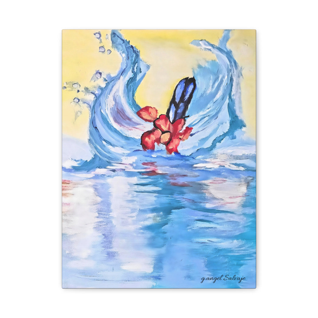 Diving into the Depths Matte Canvas, Stretched, 1.25"