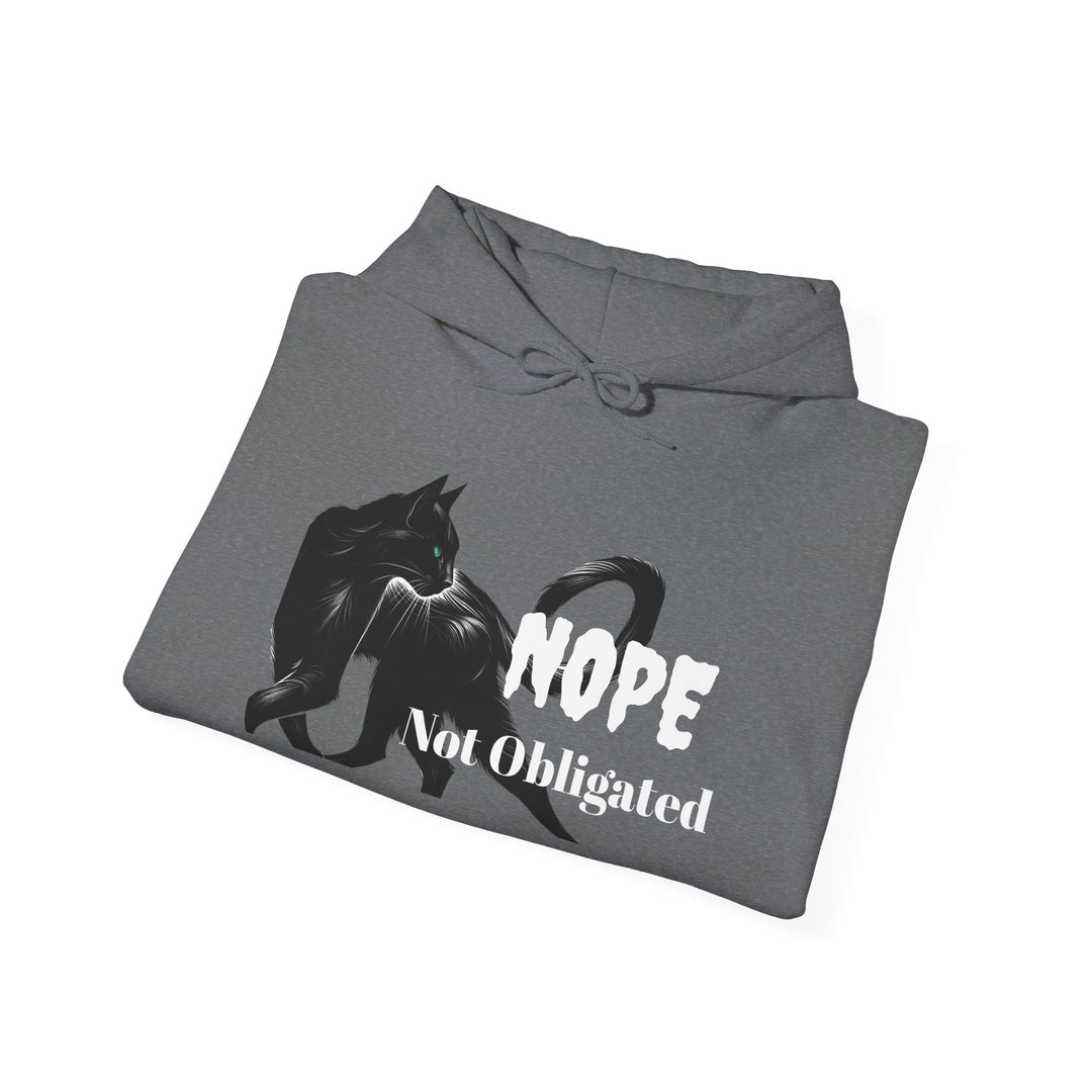 Hooded Sweatshirt - Feral Cat Drama Free Design