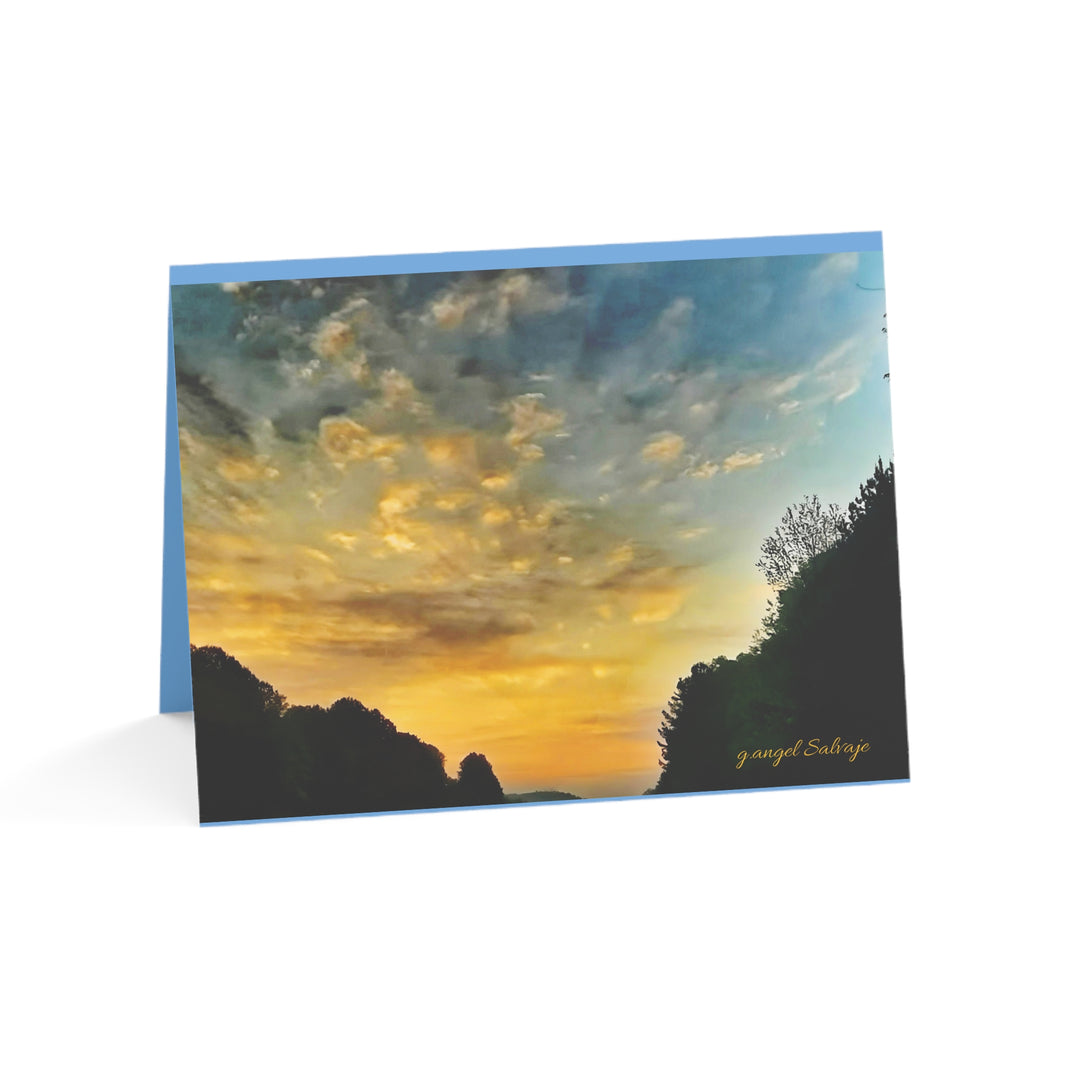Encouragement Psalms 121 SunriseGreeting Cards Set - 1, 10, 30, 50 Pack - Perfect for Any Occasion